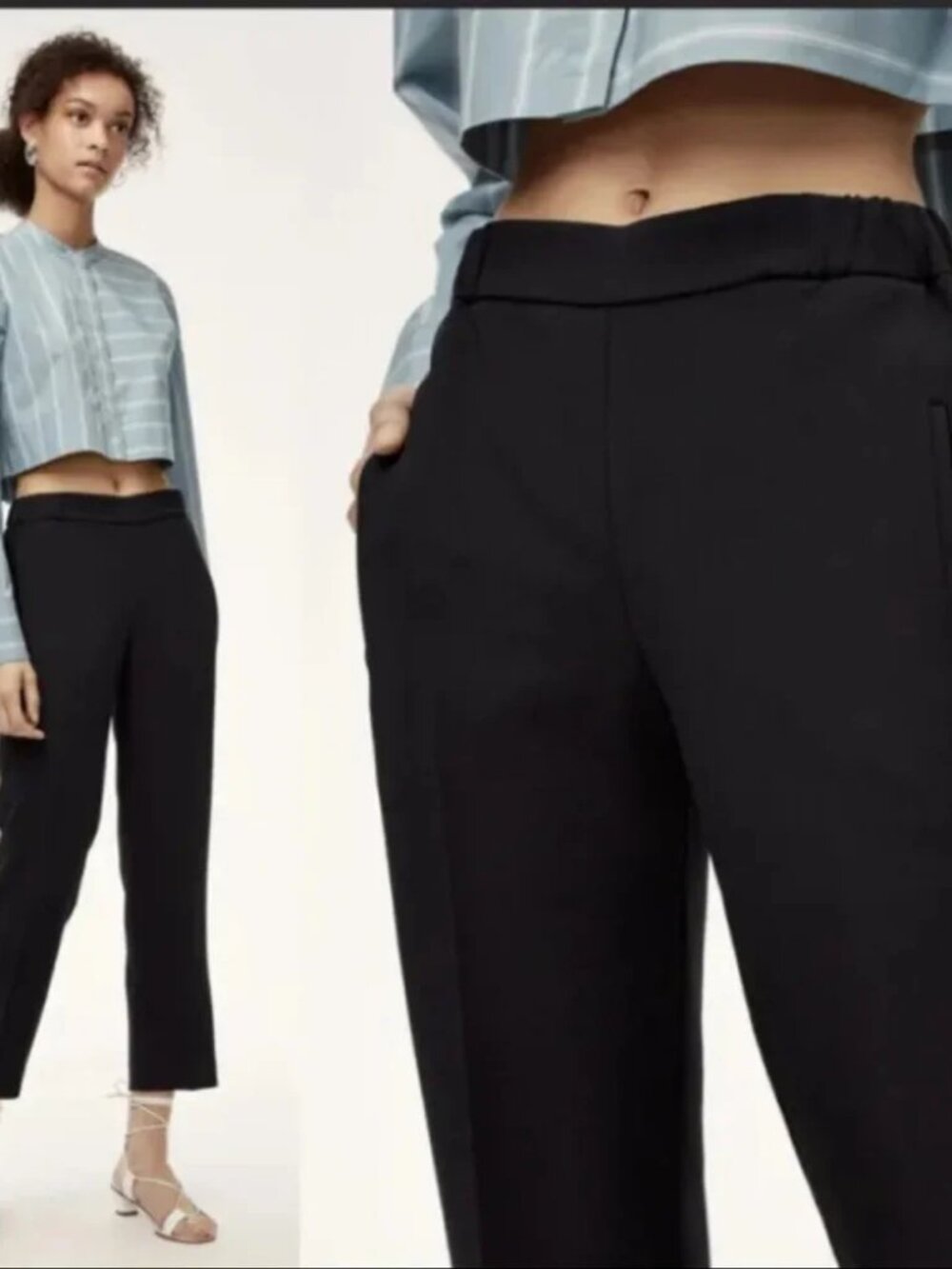 Aritzia Wilfred Elastic Waist Dress Pants Size 4